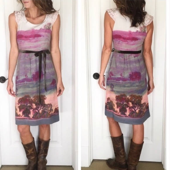 Moulinette Soeurs (Anthro) CUSTOM silk dress - Picture 5 of 5